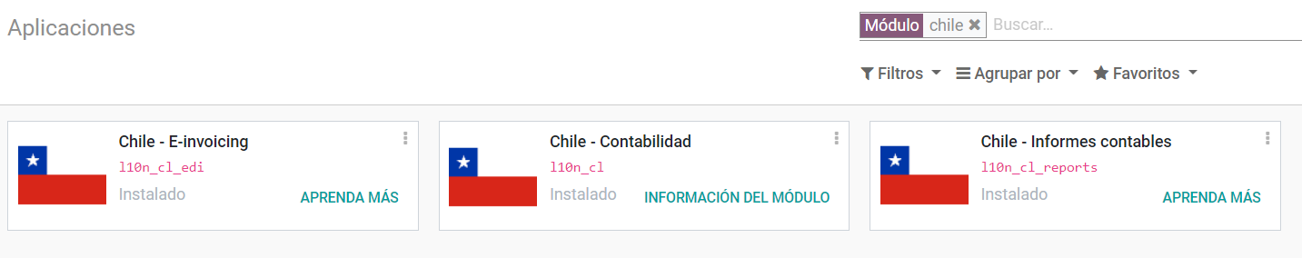 Chilean module to install on openAPPone.