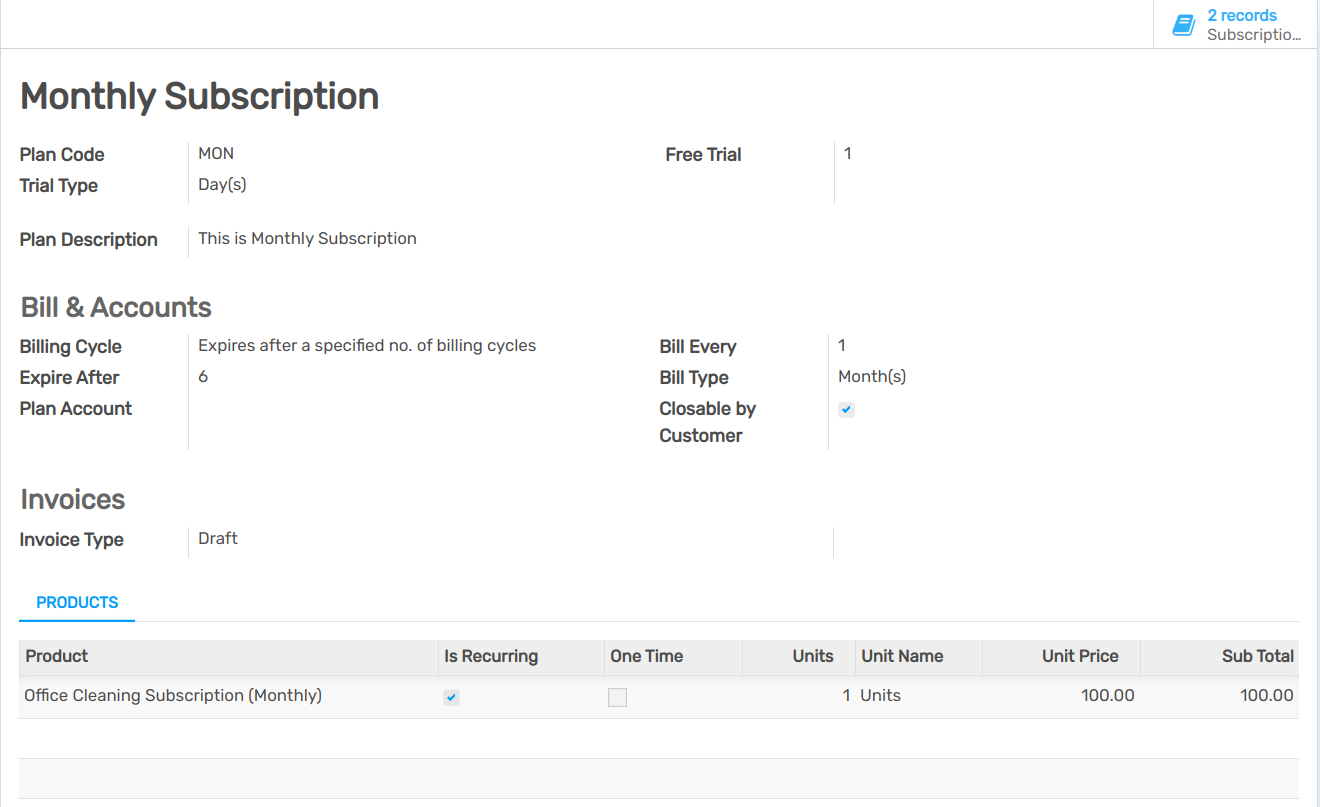 Create your own subscription templates on openAPPone Subscriptions