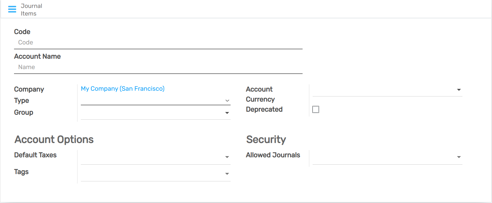 Configuration of a Deferred Expense Account in openAPPone Accounting