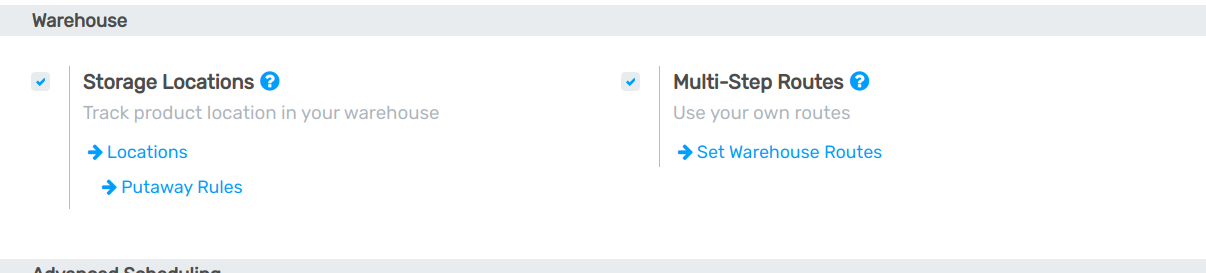activation of the multi-steps feature in openAPPone Inventory