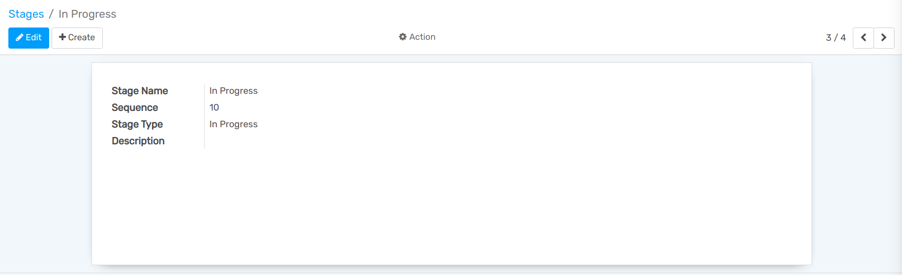 View of a stage’s setting page emphasizing the option to add teams in openAPPone Helpdesk