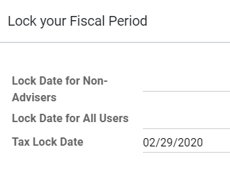 Lock your tax for a specific period in openAPPone Acounting